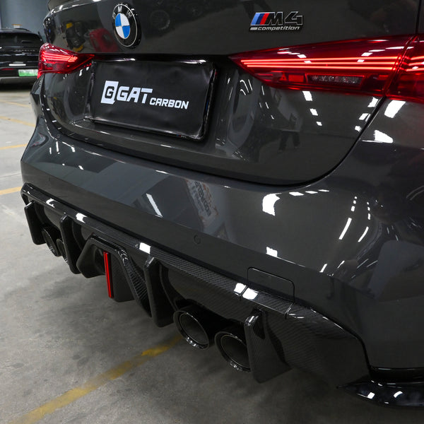 Dry Carbon Fiber G80 Rear Diffuser BC Style For BMW M3 G80 M4 G82 G83 2021+