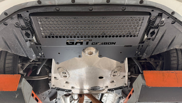 Aluminum Alloy Oil Cooler Protection Plate For BMW G80M3 G82G83M4 G87M2 2021-IN Engine Motor Lower Bottom Protection Cover