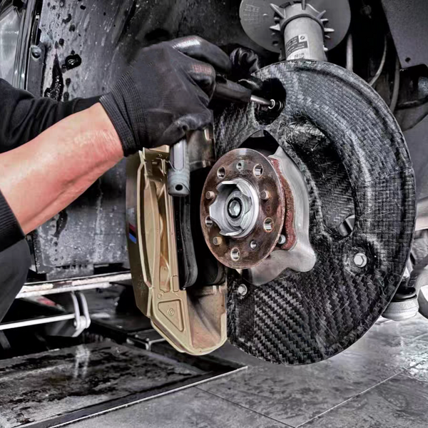 Dry Carbon Fiber Front Brake Cooling Down Air Duct Shield Plate for BMW G87 M2 G80 G81 M3 G82 M4