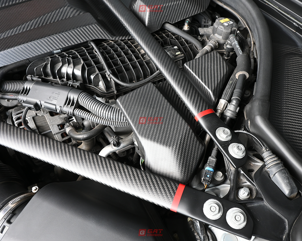 Dry Carbon Fiber Engine Strut Bar For BMW G80 M3 G82 G83 M4 G87 M2
