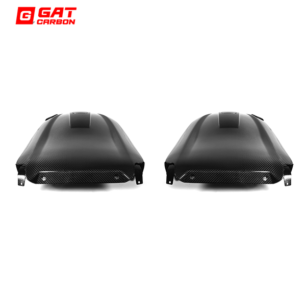 Dry Carbon Fiber Seat Back Cover Replacement Style For BMW M4 G82 M2 G87 Couper Interior Parts