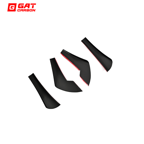 Dry Carbon Fiber Canard Set Ver Style For BMW G80 M3 G82 G83 M4 2021+ 4pcs/set