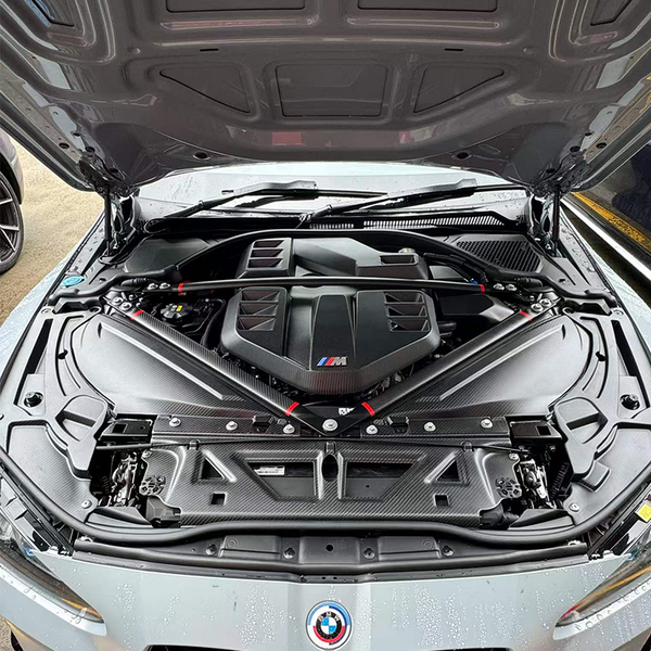 For BMW S58 G80 G81 M3 G82 M4 2021+ Carbon Engine Bay Air Intake Covers Trim Accessories