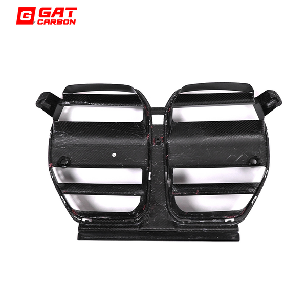 Dry Carbon Fiber Front Grille One-Piece ST StyleFor BMW M3 M4 G80 G82 G83 2021+