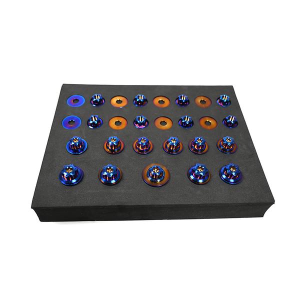 For BMW G80 M3 G82 M4 G87 M2 Engine Compartment Screws Titanium Alloy Screws 19pcs