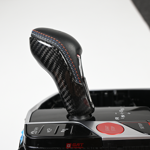 Dry Carbon Fiber Gear Shift Cover For BMW M2 M3 M4/X3M X4M X5M X6M Lci/XM Gear Selector Cover Knob Trim