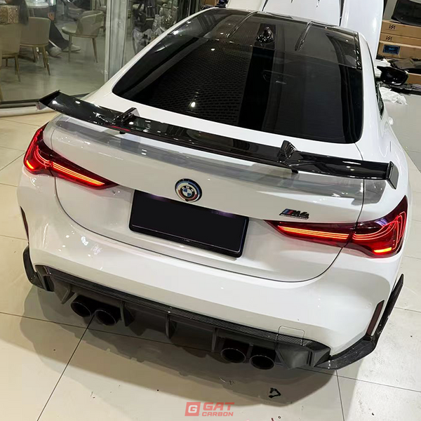 For BMW M3 G80 M4 G82 2021+ MP Style Dry Carbon Fiber Rear Spoiler