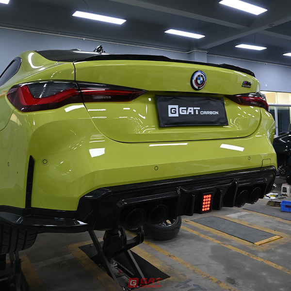 Dry Carbon Fiber Rear Diffuser R44 Style For G80 M3 G82 M4