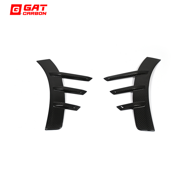 Dry Carbon Fiber Rear Bumper Fender Arch Trim Set For BMW M2 G87 2023+