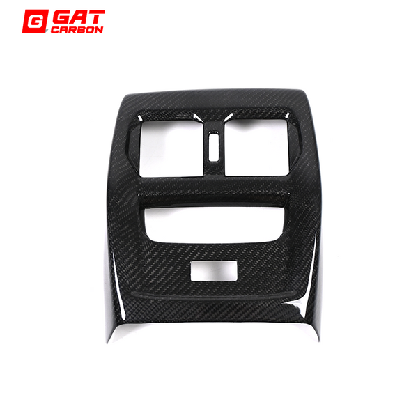 For BMW G80 G81 G82 G83 Prepreg Carbon Fiber Center Console Cover Rear Seat Air Conditioning Vent Cover