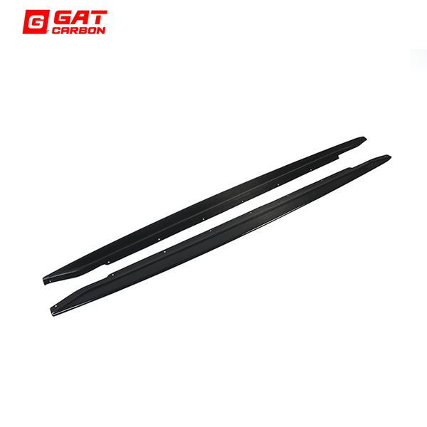 Dry Carbon Fiber R44 Style Side Skirt For BMW G80 G82 M3 M4 2021+ Car Part Side Skirt Set Body Kit