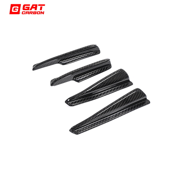 Front Bumper Canard Set For BMW G87 M2 2023+ Dry Carbon Fiber
