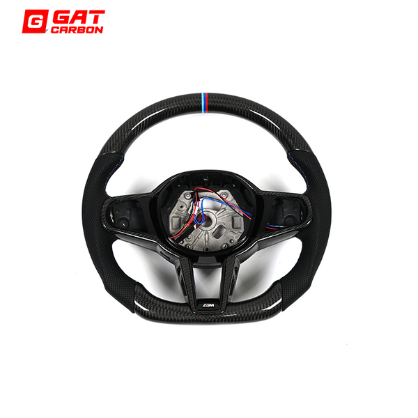Dry Carbon Fiber Steering Wheel For BMW G80 M3 G82 M4 Old Upgrade 2025 M4 New Customized