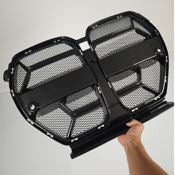 Dry Carbon Fiber Front Grille CLS Style For BMW M3 M4 G80 G82 G83 2021+
