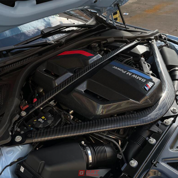 Dry Carbon Fiber Engine Strut Bar For BMW G80 G81 G82 G83 M3 M4 G87 M2