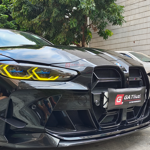 Front Bumper Vent Set For BMW G80 G82 G83 M3 M4 Dry Carbon Fiber