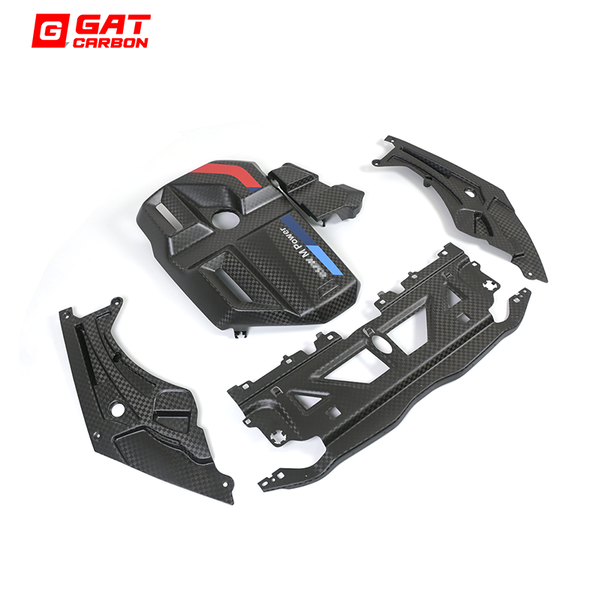 Dry Carbon Fiber Engine Compartment Kit Custom 12K