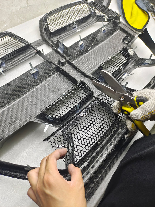 Front Grille Mesh Air Inlet Vent For BMW M3 M4 G80 G82 G83 Air Inlet Grill Mesh Sheet Anti Insect Mesh HoneyComb