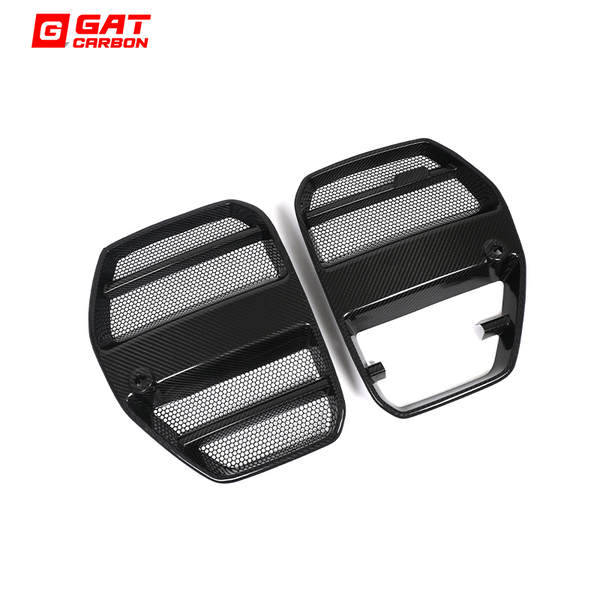 Dry Carbon Fiber Front Grille ST Style With ACC For BMW M3 M4 G80 G82 G83 2021+