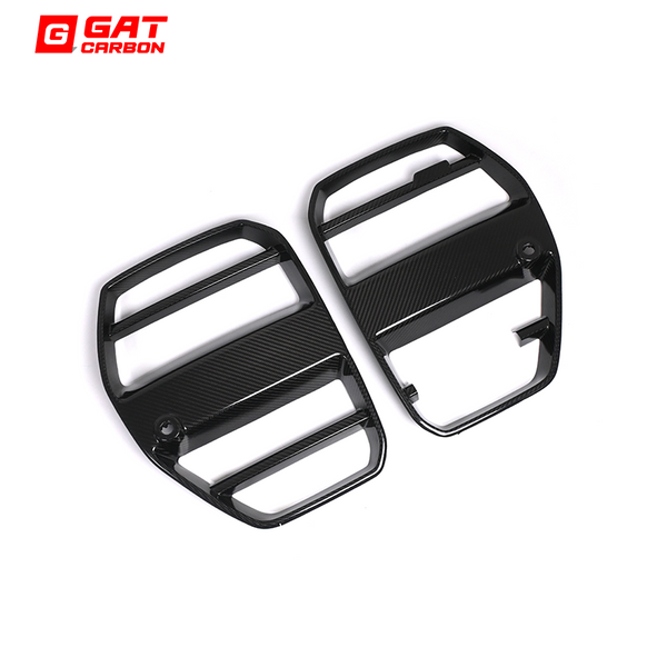 Dry Carbon Fiber Front Grille ST Style With ACC For BMW M3 M4 G80 G82 G83 2021+
