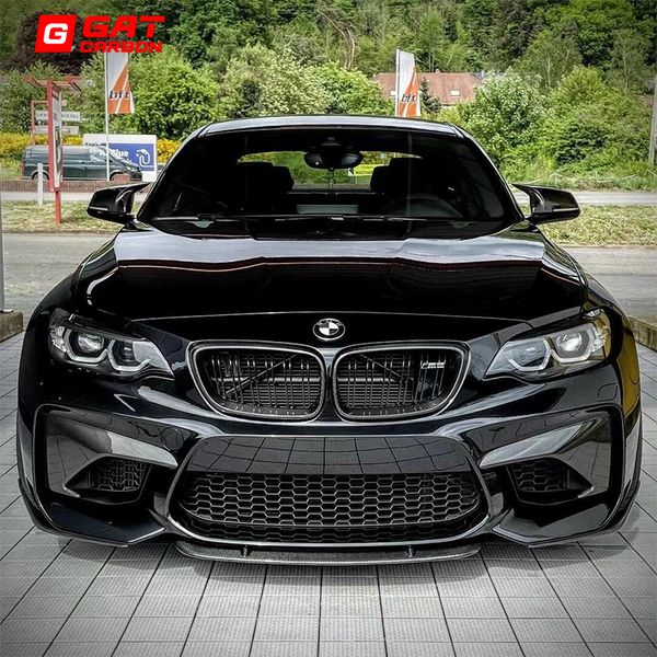 For BMW F87 M2 2016-2019 Carbon Fiber Front Bumper Side Splitter