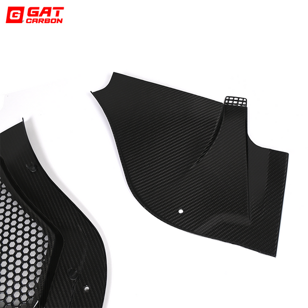 For BMW G90 M5 Dry Carbon Fiber Engine Bay Cover Set Carbon Fiber Top Corner Panels