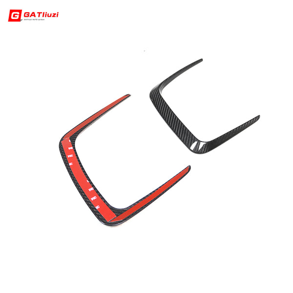 For BMW M3 G80 M4 G82 G83 2021+ Car Carbon Fiber Front Hood Scoop Vent Frame Trim