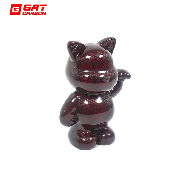 Dry Carbon Lucky Cat Carbon Fiber Decoration
