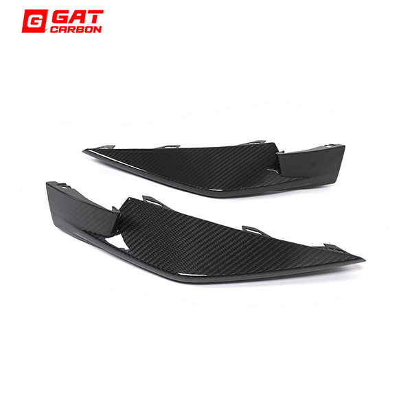 Real Dry Carbon Fiber Front Bumper Splitters For BMW M3 G80 M4 G82 2021-IN