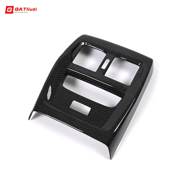 For BMW G80 G81 G82 G83 Prepreg Carbon Fiber Center Console Cover Rear Seat Air Conditioning Vent Cover
