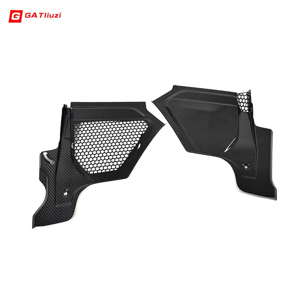 For BMW G87 M2 G80 G81 M3 G82 M4 Dry Carbon Fiber Engine Top Corner Panels