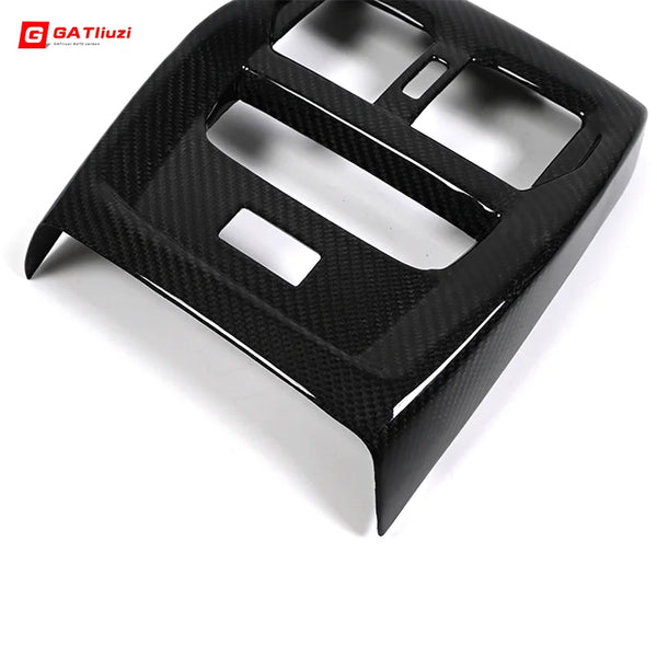 For BMW G80 G81 G82 G83 Prepreg Carbon Fiber Center Console Cover Rear Seat Air Conditioning Vent Cover
