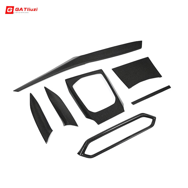 For BMW G20 G21 G80 3 4 Series M3 M4 2021+ Carbon Fiber Interior Instrument Panel Air Outlet Shift Panel