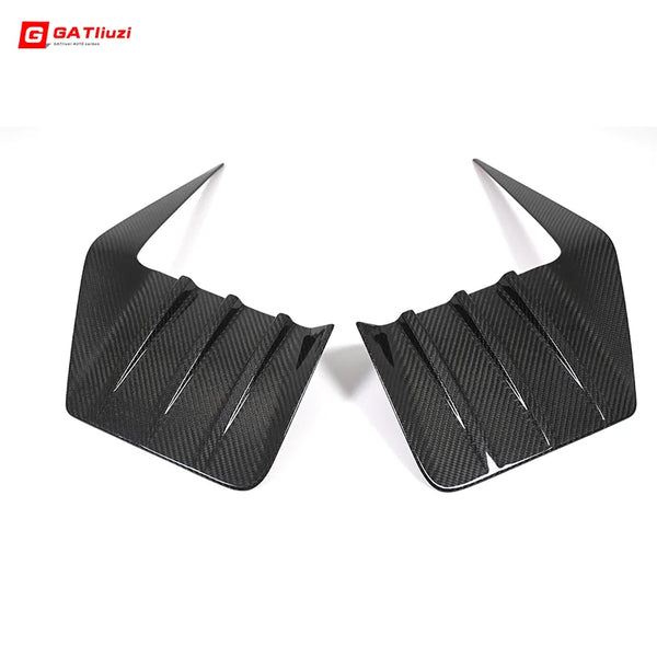 Dry Carbon Fiber Rear Fog Light Cover Side Frame Set For BMW M2 G87 2023+