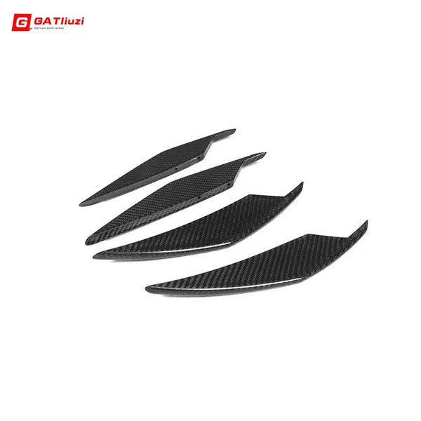 4 PCS/Set AC Style Dry Carbon Fiber Canards For BMW M3 M4 G80 G82 G83