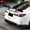 For BMW M2 M3 M4 G87 G80 G82 AT-R3 Style Rear Spoiler Dry Carbon Fiber Fixed Wing Spoiler Car Modification Decoration Spoiler