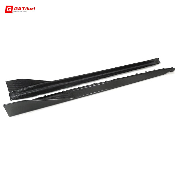 For BMW M3 M4 G80 G82 G83 2021+ Dry Carbon Fiber Side Skirt Set MP Style