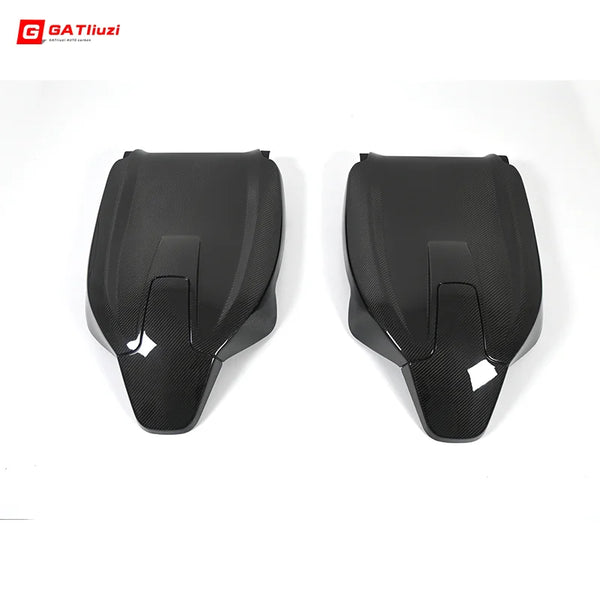 Dry Carbon Fiber Seat Back Cover Replacement Style For BMW M3 G80 X3M X4M X5M Interior Parts