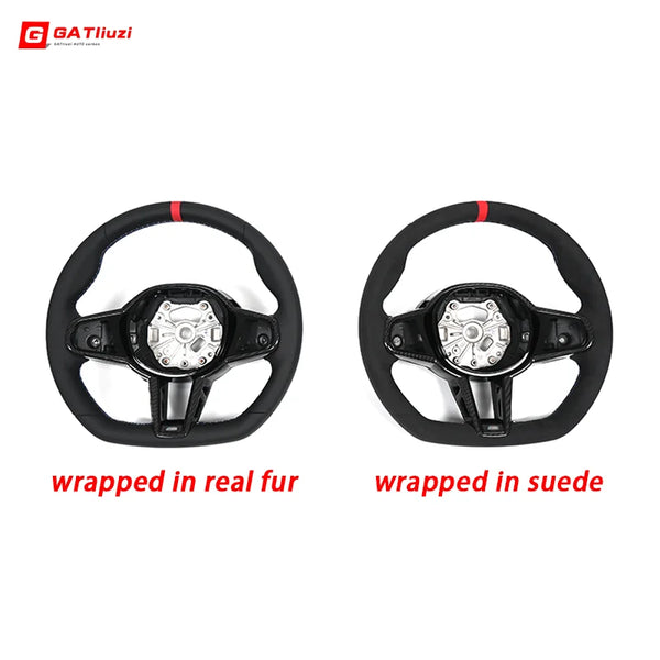 For BMW G80 M3 G82 M4 Carbon Fiber Steering Wheel Old Upgrade 2025M4New Customized