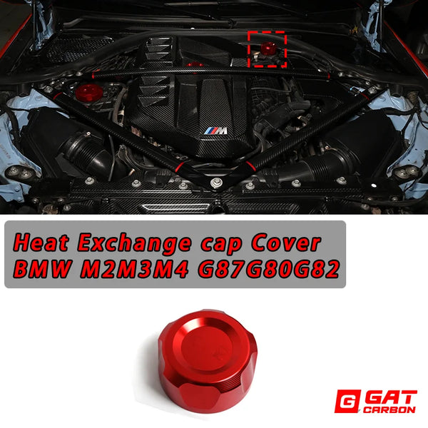 Engineering G8X M2M3M4 Cap Cover Kit Oil Cap Cover Coolant Cap Cover Heat Exchange Cap Cover
