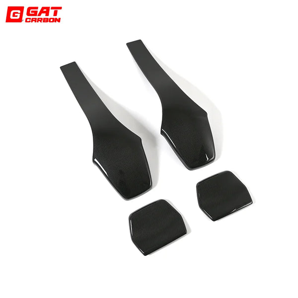 For BMW F80 M3 F82 F83 M4 2014 - 2020 Dry Carbon Fiber 4Pcs Car Inner Seat Back Covers Trims