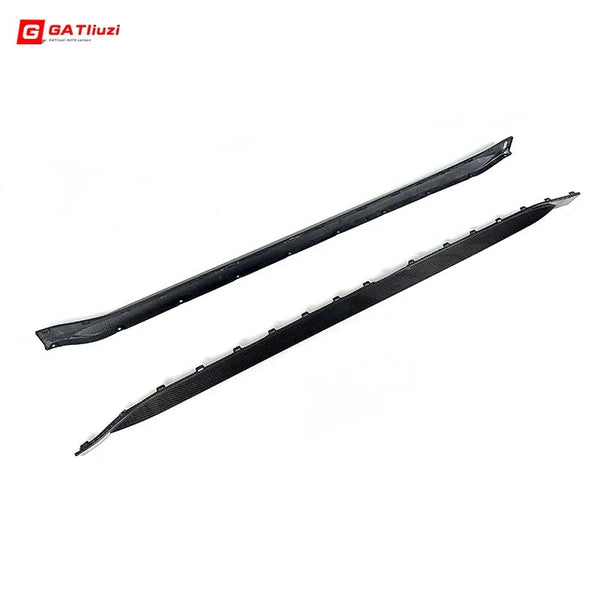 2Pcs/Set Side Skirt OEM Style For BMW M3 G80 M4 G82 2021+ Dry Carbon Fiber