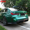 For BMW M3 M4 G80 G82 3D Style Rear Spoiler Dry Carbon Fiber