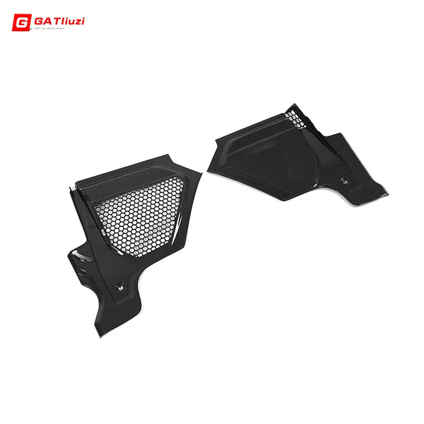 For BMW G87 M2 G80 G81 M3 G82 M4 Dry Carbon Fiber Engine Top Corner Panels