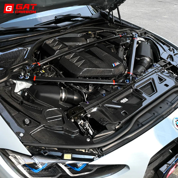 Dry Carbon Fiber Engine Strut Bar For BMW G80 M3 G82 G83 M4 G87 M2