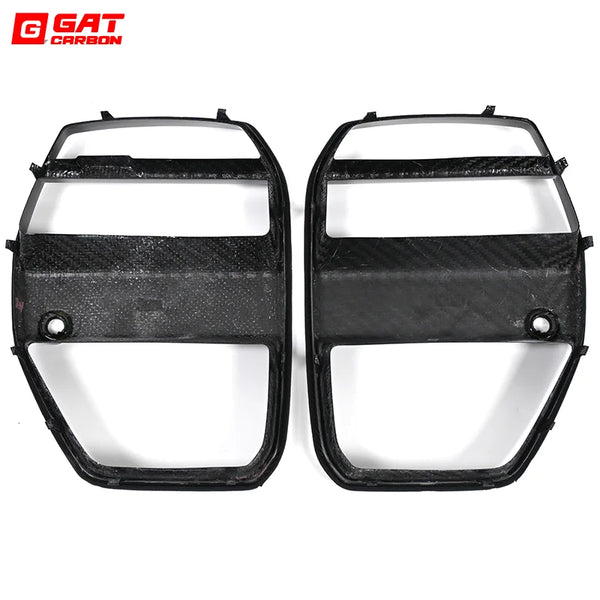 For BMW G80 G81 M3 G82 G83 M4 Real Carbon Fiber Front Grille V Style
