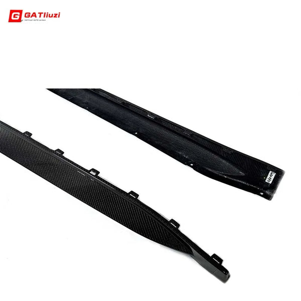 2Pcs/Set Side Skirt OEM Style For BMW M3 G80 M4 G82 2021+ Dry Carbon Fiber