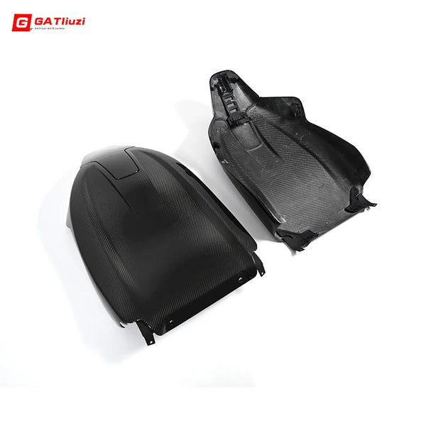 Dry Carbon Fiber Seat Back Cover Replacement Style For BMW M3 G80 X3M X4M X5M Interior Parts