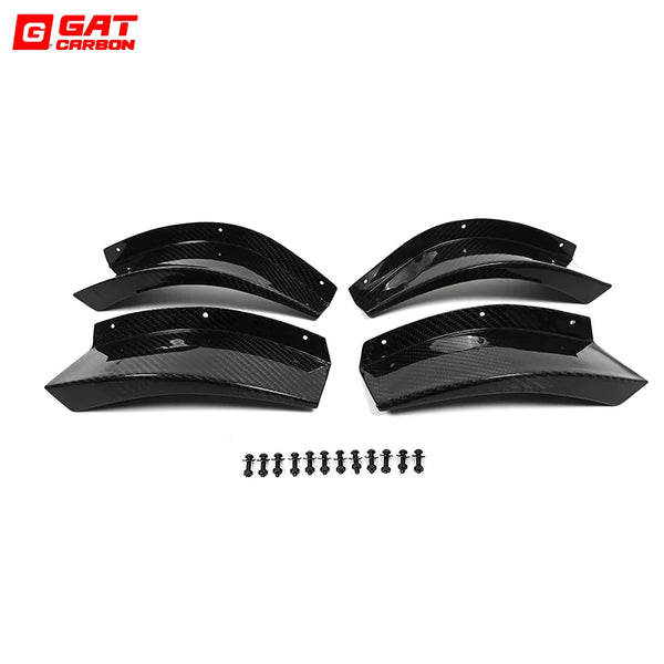 For BMW G80 M3 G82 G83 M4 2021+ DRY Carbon Fiber GT4 Style Canard Set