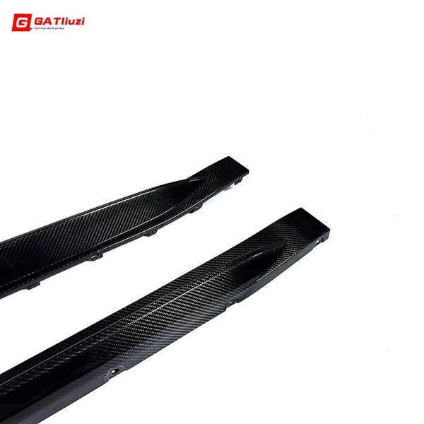 2Pcs/Set Side Skirt OEM Style For BMW M3 G80 M4 G82 2021+ Dry Carbon Fiber